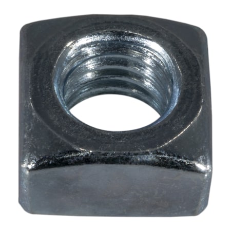 Midwest Fastener 1/2"-13 Zinc Plated Steel Coarse Thread Square Nuts 10PK 64492